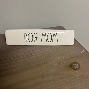 Dog Mom Desk Plaque